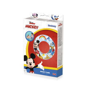 Dječji kolut za plivanje Mickey Mouse. Kolut od vinila promjera 56cm za učenje plivanja sa šarenim printom Mickey Mousa, za 3-6 godina.