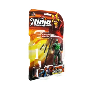 Ninja ratnik. U pakiranju se nalazi figurica Ninje sa raznim oružjima. Postoji čak 12 raznih modela. Skupi ih sve te organiziraj borbu sa prijateljima. NAPOMENA: nije moguće birati model.