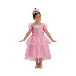 Kostim Princeza roza. Kostim je namijenjen djeci od 3 godine. Izrađen od 100% poliestera. Savršen je za igru, lude partije ili karnevalske povorke