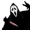 Maska Screaming Ghost. Karnevalska maska sa licem duha izrađena od plastike i kapuljačom od poliestera.