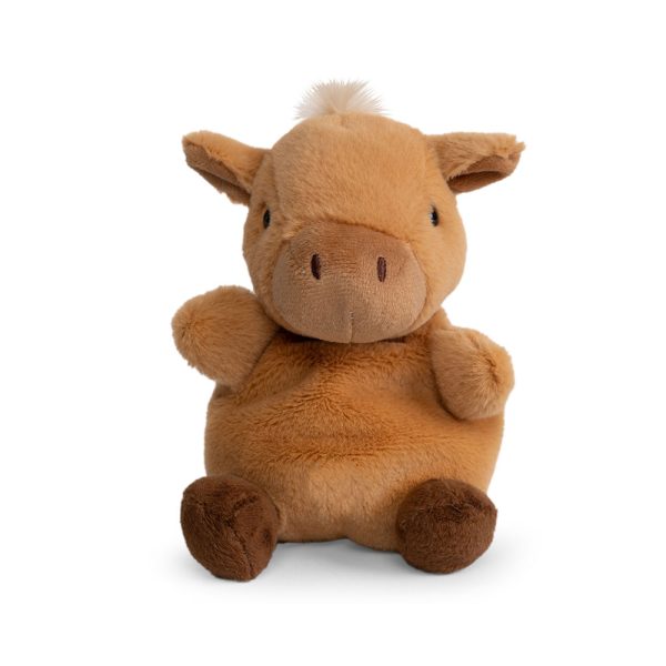Pliš Animal Snugglie Farm mekani su plišanci veličine 15 cm u obliku farma životinja – ovca, zec, krava, svinja, konj i pilić. Sigurni su za djecu stariju od 3 godine i savršeni za igru i maženje.