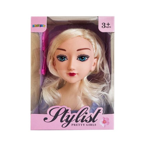 Pusti mašti na volju uz Styling Girl – glavu lutke za izradu frizura! 🌸 Savršena igračka za male stilistice koje vole češljati, uređivati i stvarati nove frizure 💖. Namijenjena djeci starijoj od 3 godine 👧.