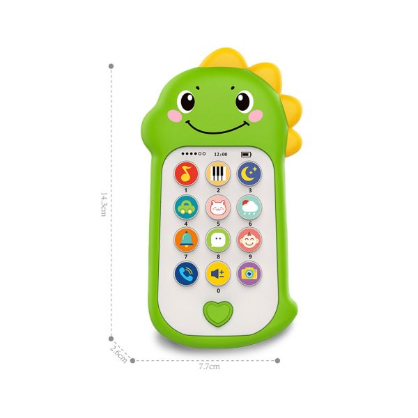 Zabavni muzički mobitel za bebe potiče razvoj sluha, vida i koordinacije kod najmlađih! Uz razne zvukove, melodije i svjetlosne efekte, ovaj šareni baby telefon pretvara igru u edukaciju. Dostupan u dva simpatična modela – lav i dinosaurus. 🦁🦕