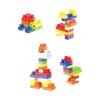 Kocke Building Blocks Medium – plava kutija s 35 komada šarenih kocaka. Za djecu 3+ godine. Sigurne, kvalitetne i idealne za razvoj kreativnosti i motorike.