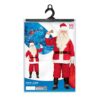 Kostim Santa Claus – Djed Božićnjak za odrasle u veličini XL ili XXL. Set sadrži jaknu, hlače, kapu i pojas, idealan za božićne priredbe i darivanja.