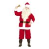 Kostim Santa Claus – Djed Božićnjak za odrasle u veličini XL ili XXL. Set sadrži jaknu, hlače, kapu i pojas, idealan za božićne priredbe i darivanja.