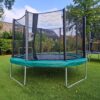 Akrobat Orbit trampolin za dvorište s mrežom i sigurnosnim sustavima. Kvalitetan obiteljski trampolin s odličnim odskokom i jednostavnom montažom.