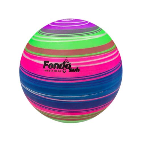 Plastična lopta Neon Lines promjera 230 mm i težine 220 g idealna je za igru na plaži, u parku ili dvorištu. Dolazi u 2 šarena neon dezena te je pakirana u praktičnu plastičnu mrežicu za jednostavno nošenje.