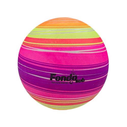 Plastična lopta Neon Lines promjera 230 mm i težine 220 g idealna je za igru na plaži, u parku ili dvorištu. Dolazi u 2 šarena neon dezena te je pakirana u praktičnu plastičnu mrežicu za jednostavno nošenje.