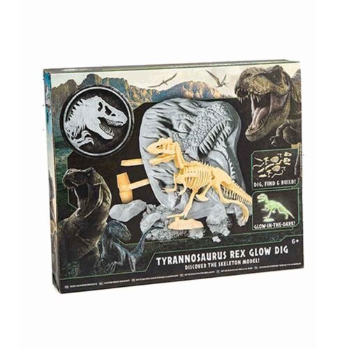 Iskopaj Kostur Tyrannosaurus Rexa - Edukativni set za iskopavanje Tyrannosaurus Rexa omogućuje djeci da otkriju skriveni kostur, sastave model koji svijetli u mraku i kroz igru upoznaju svijet dinosaura i paleontologije.