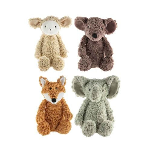 Plišane životinje Animal Cuties 25 cm izrađene su od mekanog pliša i dolaze u različitim motivima poput ovčice, lisice, miša i slonića. Savršene su za igru, maženje i poklon.