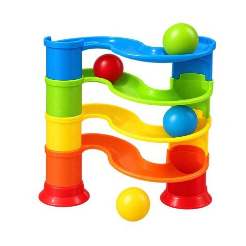Baby Ball Tower toranj s kuglicama za bebe s četiri šarene razine
