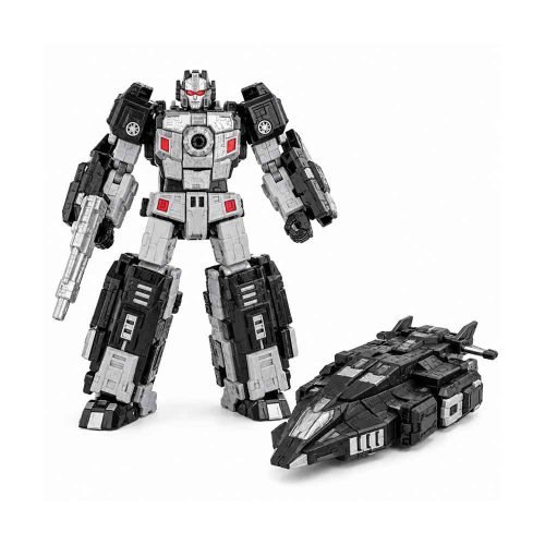 Transformirajući robot-vozilo Mecha League ručno se pretvara iz robota u sportski automobil, tenk, helikopter ili futurističko vozilo, ovisno o modelu. Dostupno je sedam različitih izvedbi. Dimenzije pakiranja: 17,5 × 13 × 5 cm.