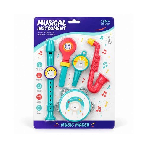 Muzički komplet za djecu 5u1 u pakiranju - Music Maker