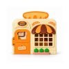 Kućica DIY Fantastic Scene Bakery – krem kućica s narančastim i smeđim detaljima