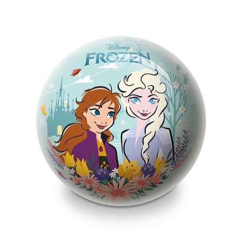 PVC lopta Frozen 22 cm – Elsa i Anna PVC lopta Disney Frozen 22 cm s motivima Else i Anne te cvjetnim ukrasima