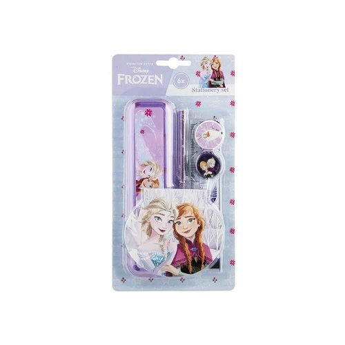 Školski set Disney Frozen 6 dijelova Školski set Disney Frozen 6 dijelova s motivima Else i Anne u pakiranju
